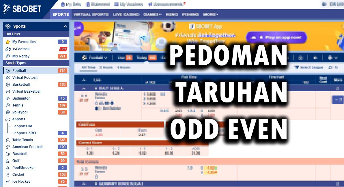 Taruhan Odd Even